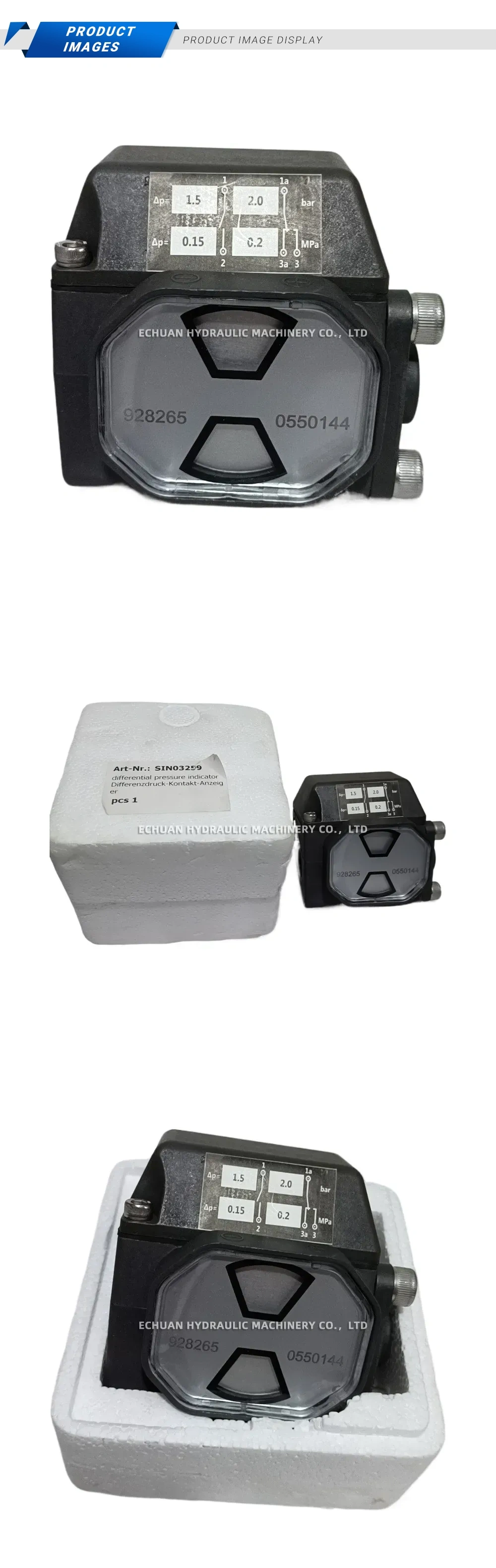 SIN03259 Differential Pressure Indicator Description