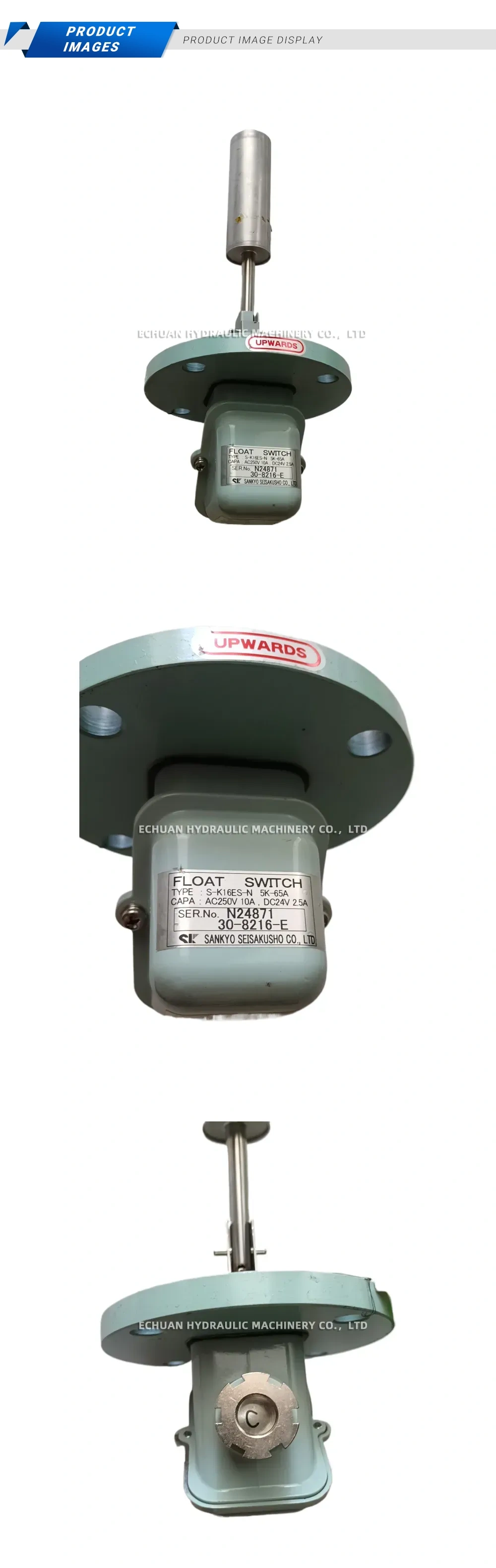 Sankyo Seisakusho S-K16ES-N Float Switch Description