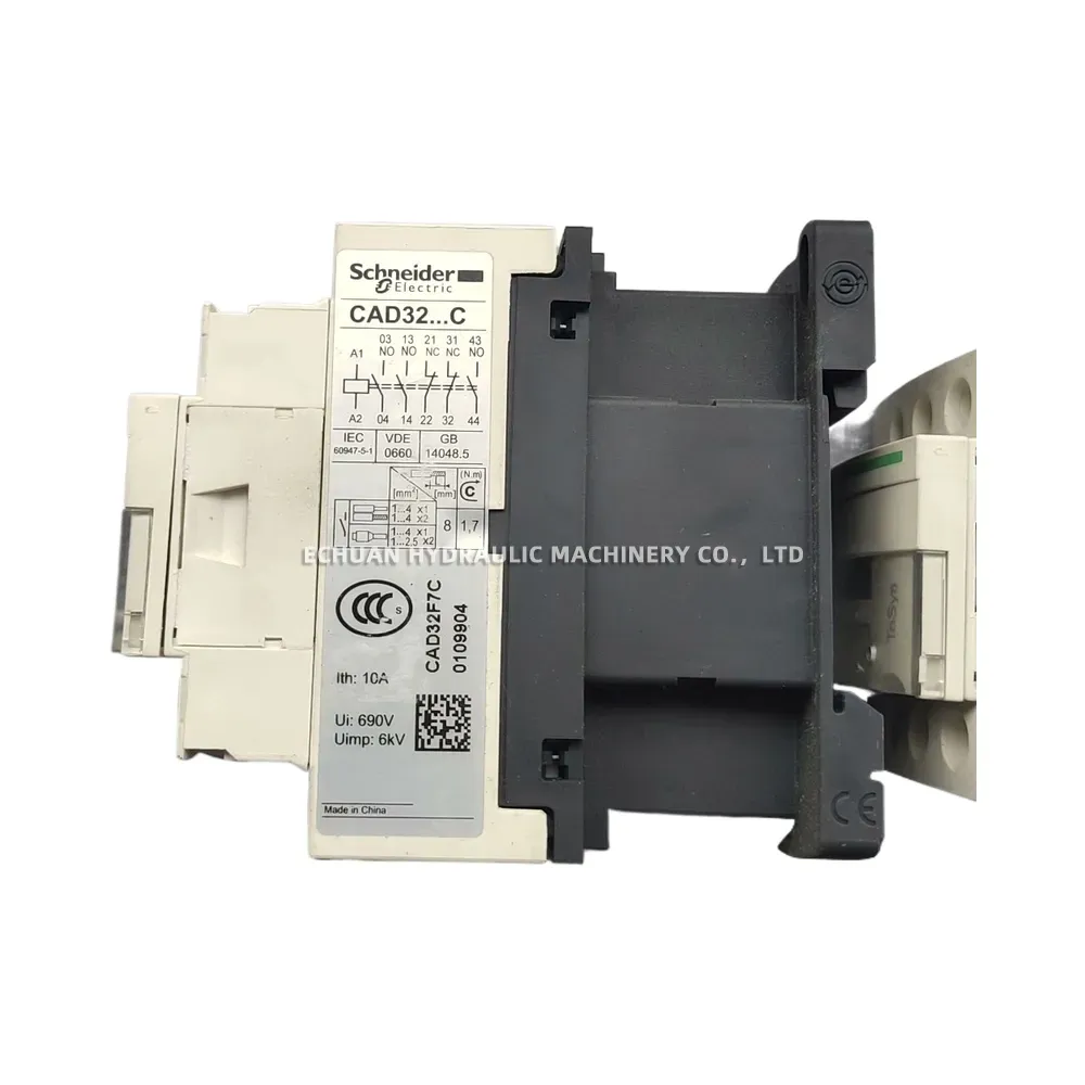 Schneider Electric LC1D09...C / CAD32...C TeSys D Contactor and Auxiliary Contact Block