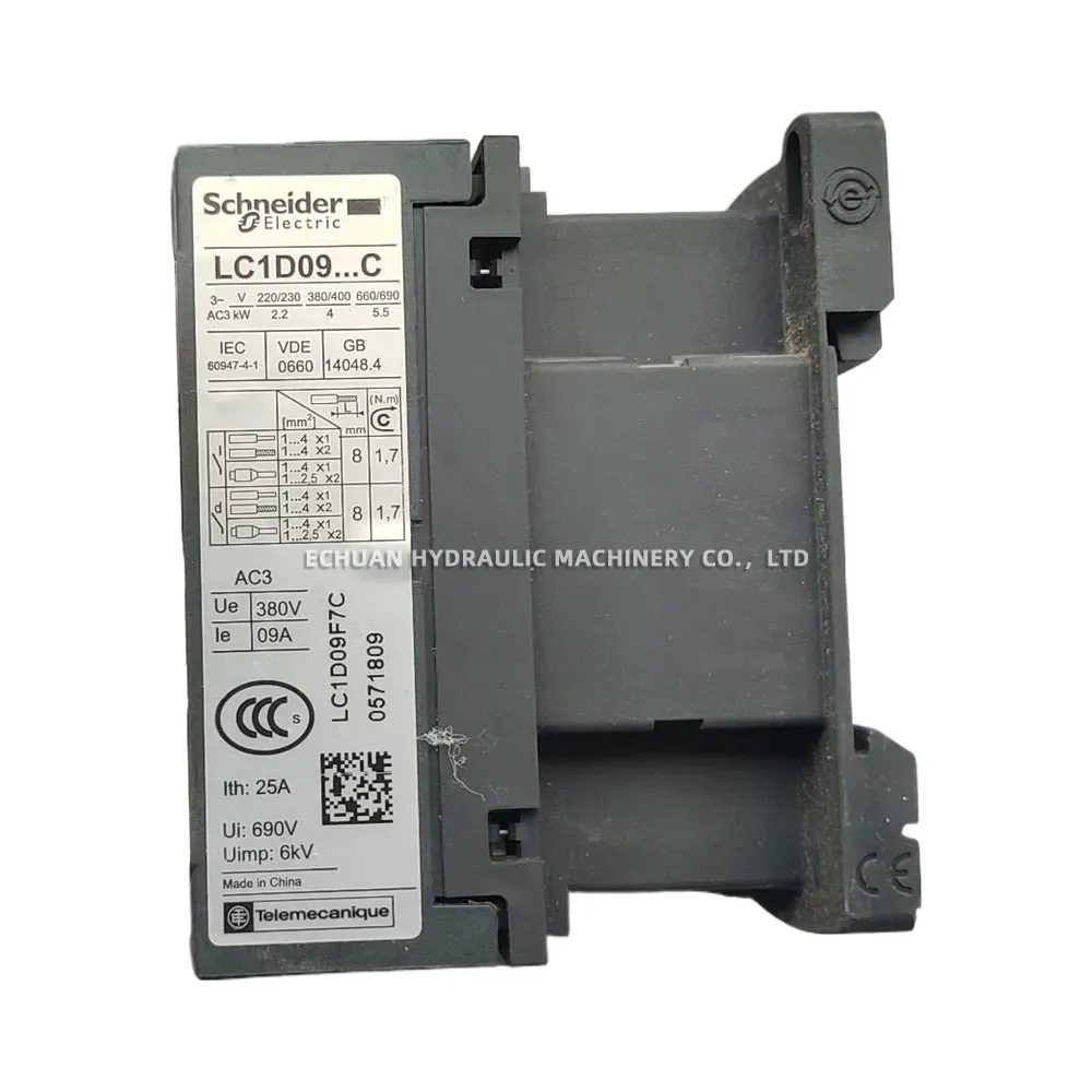 Schneider Electric LC1D09...C / CAD32...C TeSys D Contactor and Auxiliary Contact Block