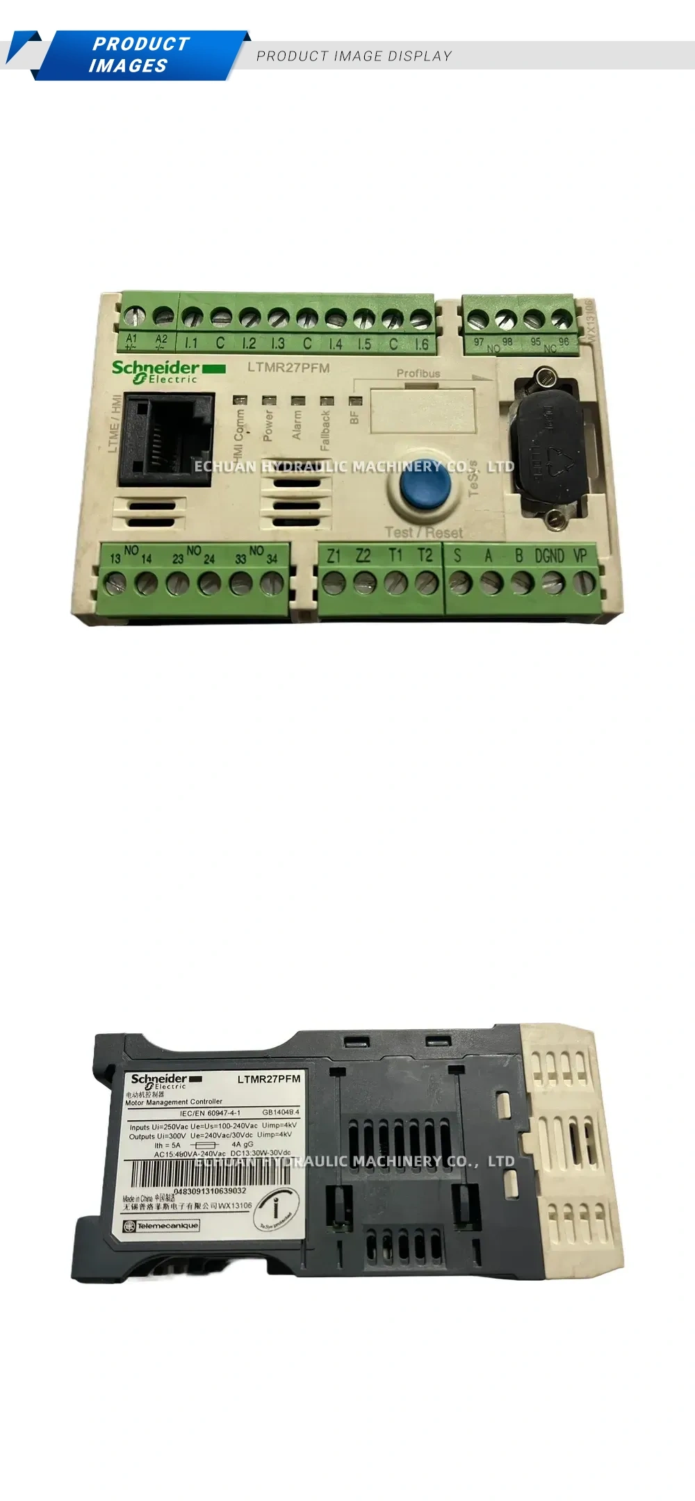 Schneider Electric LTMR27PFM Motor Management Controller Description