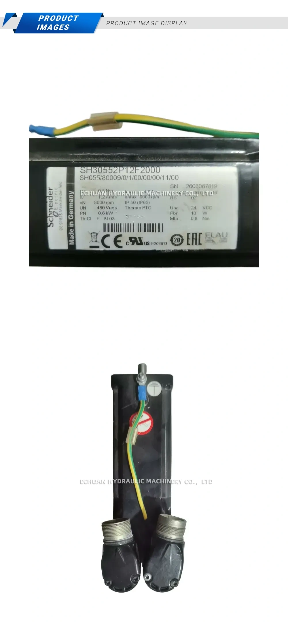 Schneider Electric SH30552P12F2000 Servo Motor Description