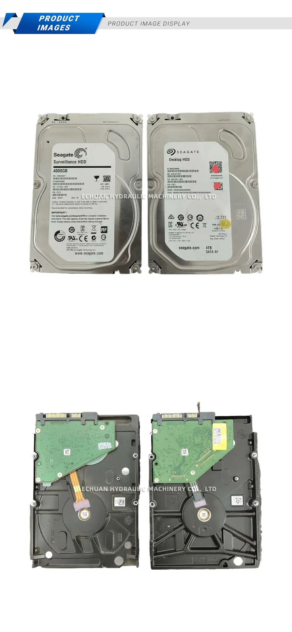 Seagate ST4000VX000 / ST4000DM000 Hard Disk Drive Description