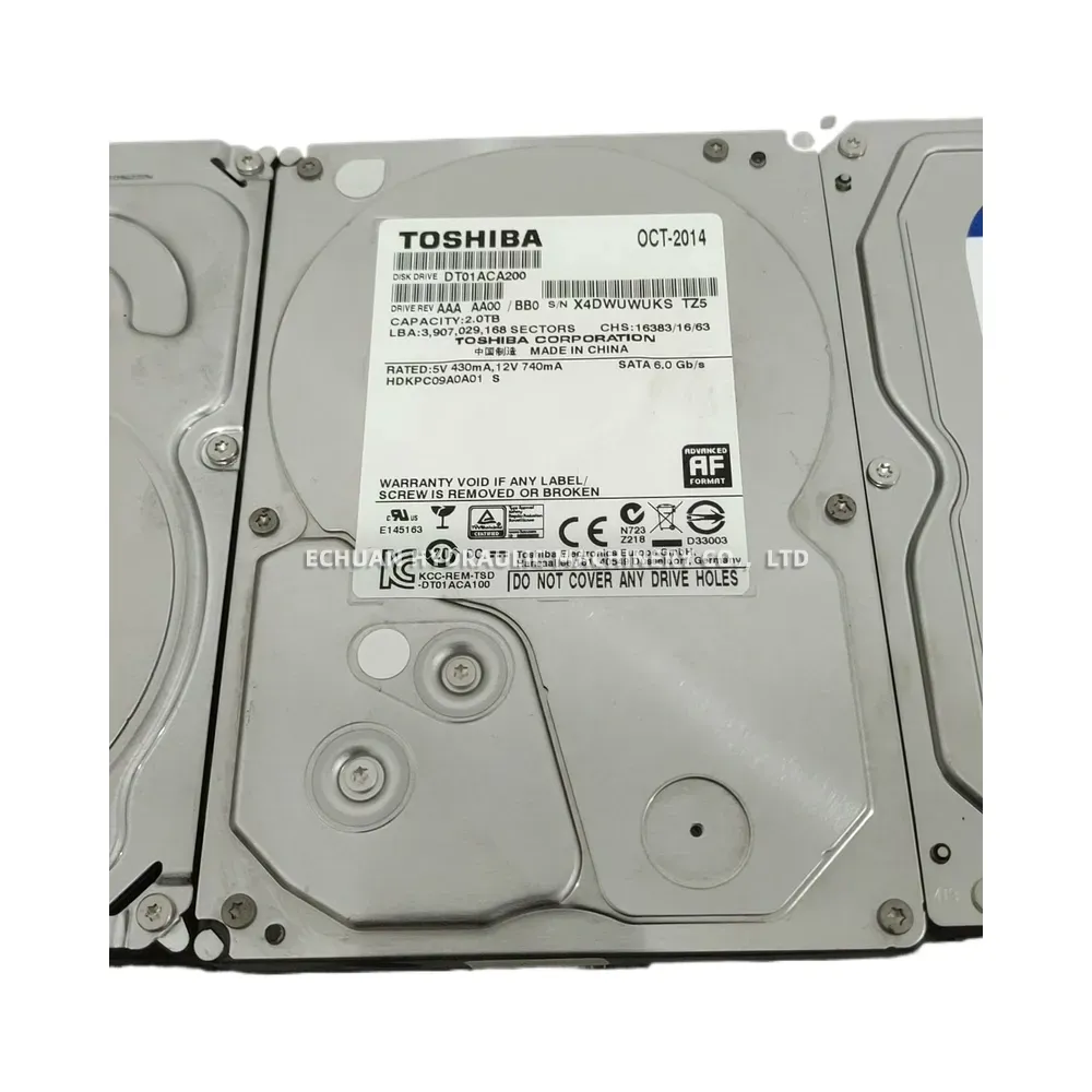 Seagate / Toshiba / WD ST4000VM000 / DT01ACA200 / WD10EZEX 3.5" SATA Internal Hard Disk Drive (HDD)