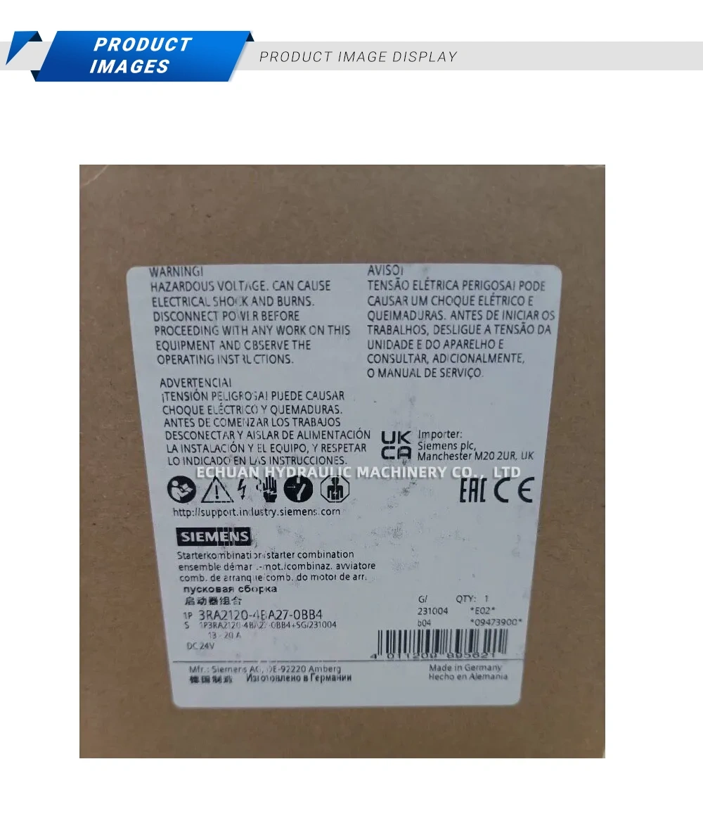 Siemens 3RA2120-4BA27-0BB4 Starter Combination Description