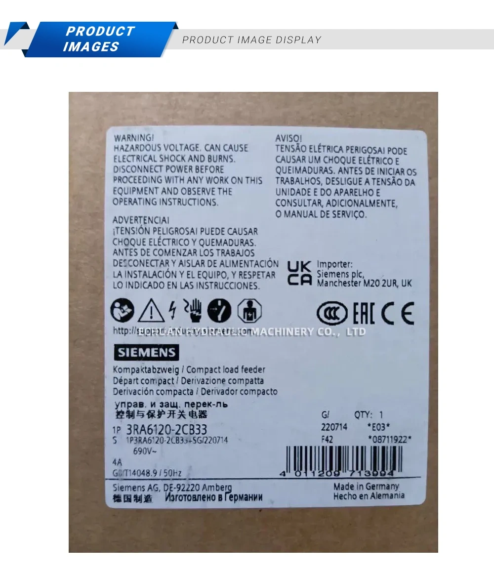 Siemens 3RA6120-2CB33 Compact Load Feeder Description