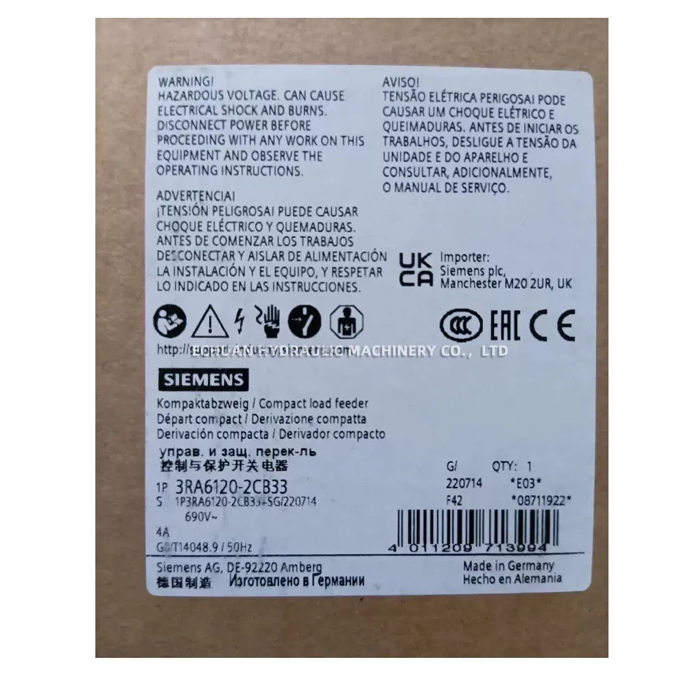 Siemens 3RA6120-2CB33 Compact Load Feeder