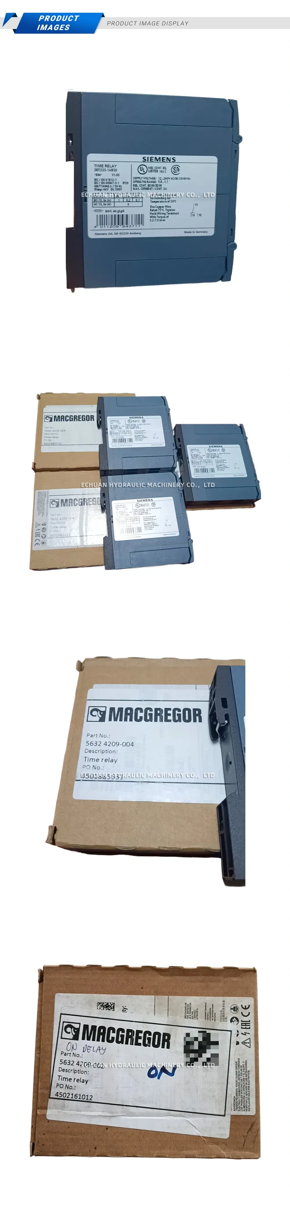 Siemens 3RP2535-1AW30 Time Relay Description