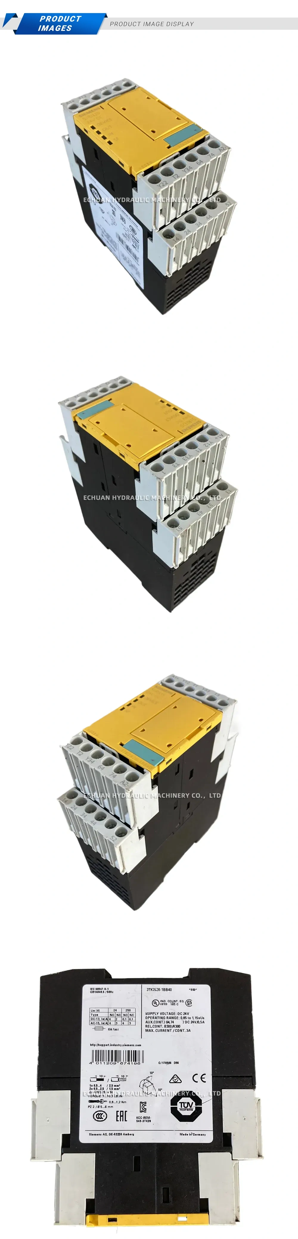 Siemens 3TK2626-1BB40 Safety Relay Description