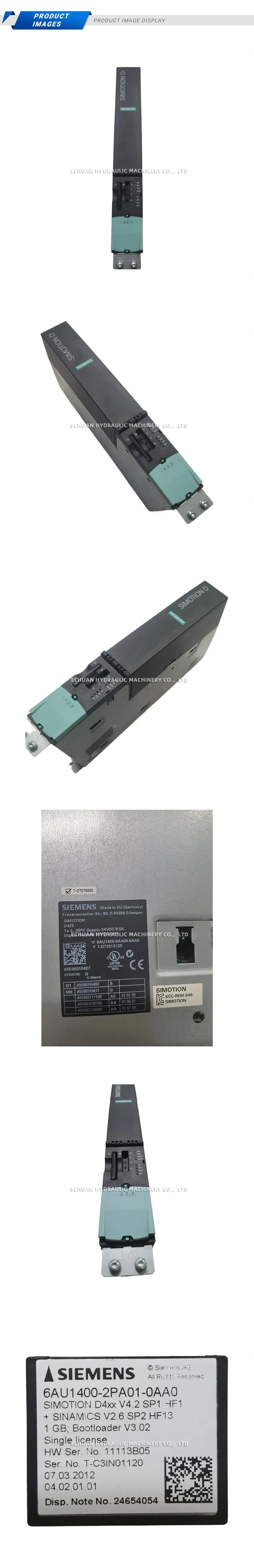 Siemens 6AU1425-0AA00-0AA0 SIMOTION D425 Motion Control Unit Description