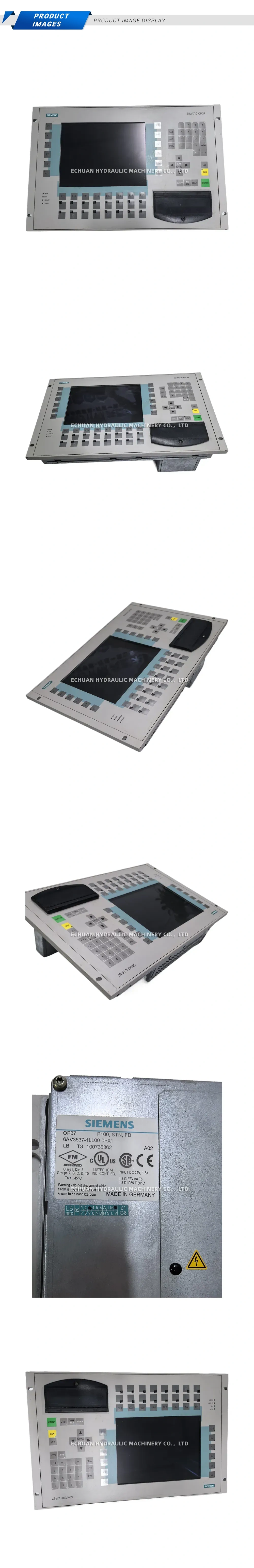 Siemens 6AV3637-1LL00-0FX1 SIMATIC OP37 Operator Panel Description