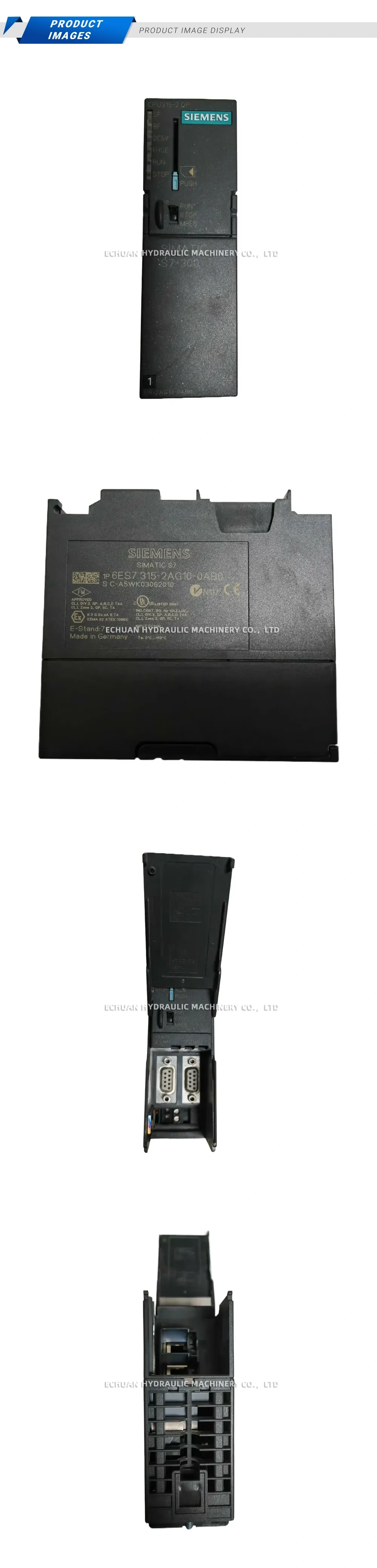 Siemens 6ES7 315-2AG10-0AB0 PLC CPU Module Description