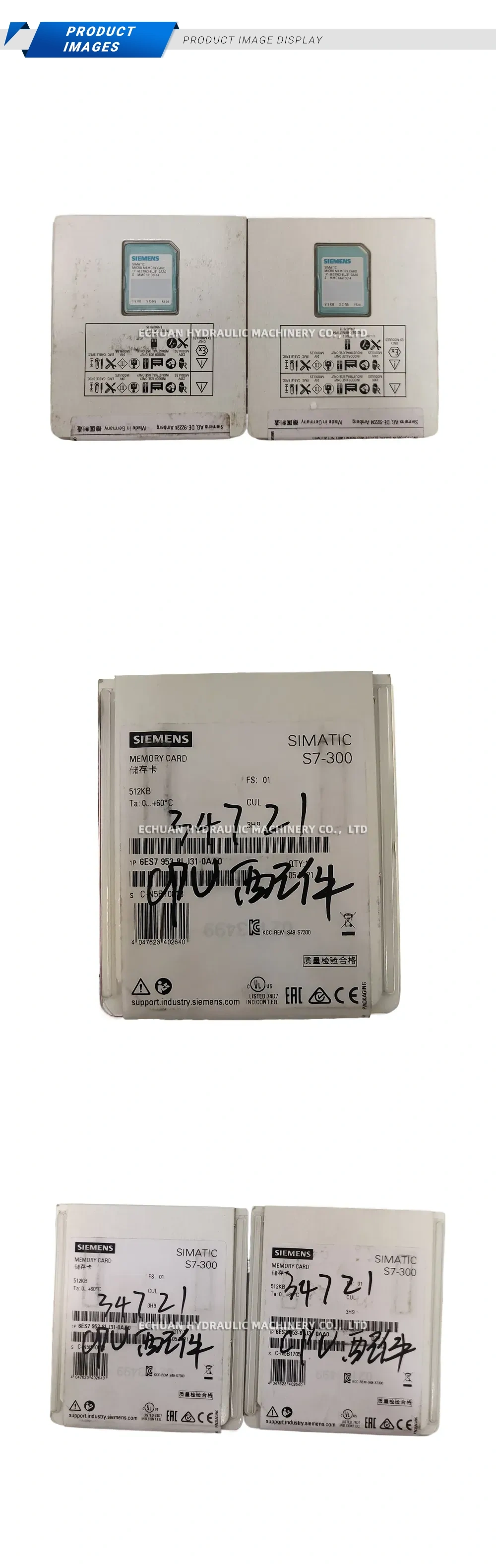 Siemens 6ES7 953-8LJ31-0AA0 SIMATIC Micro Memory Card Description