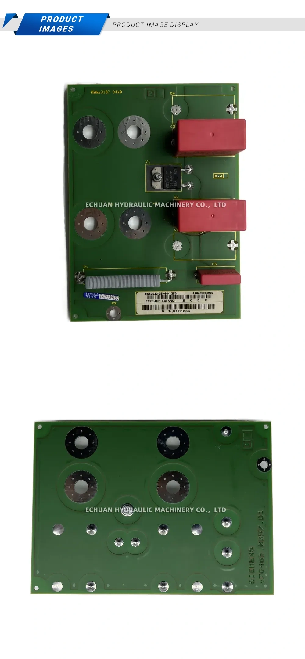 Siemens 6SE7033-7EH84-1GF0 Power Circuit Board Description