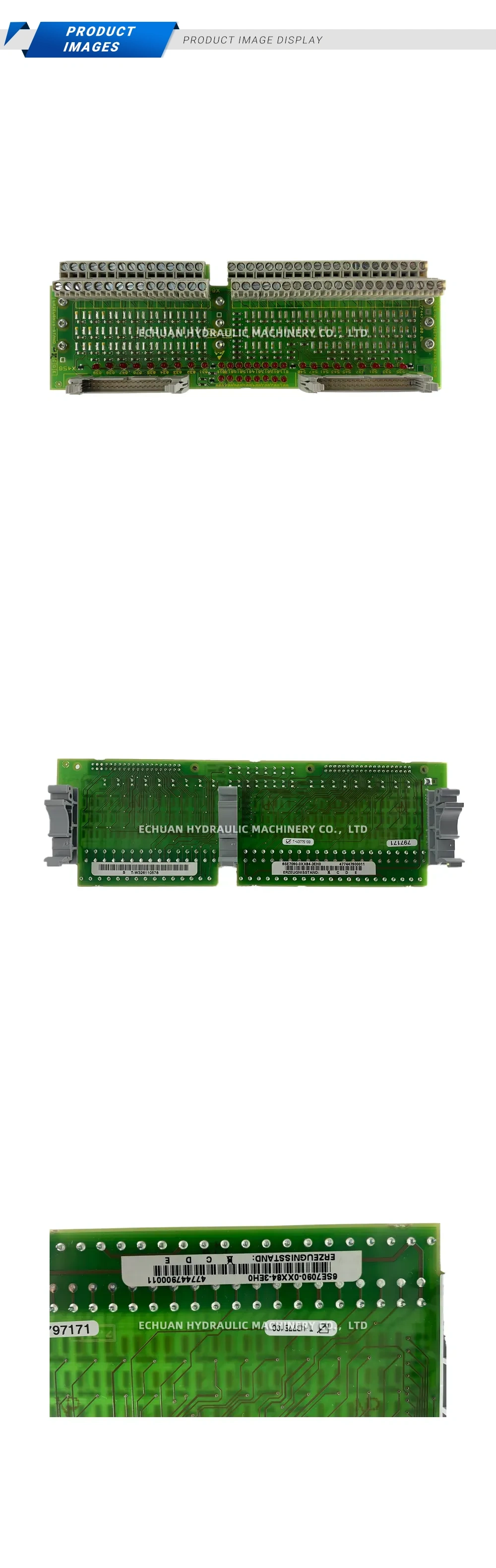 Siemens 6SE7090-0XX84-3EH0 Industrial Control Circuit Board / Terminal Board Description
