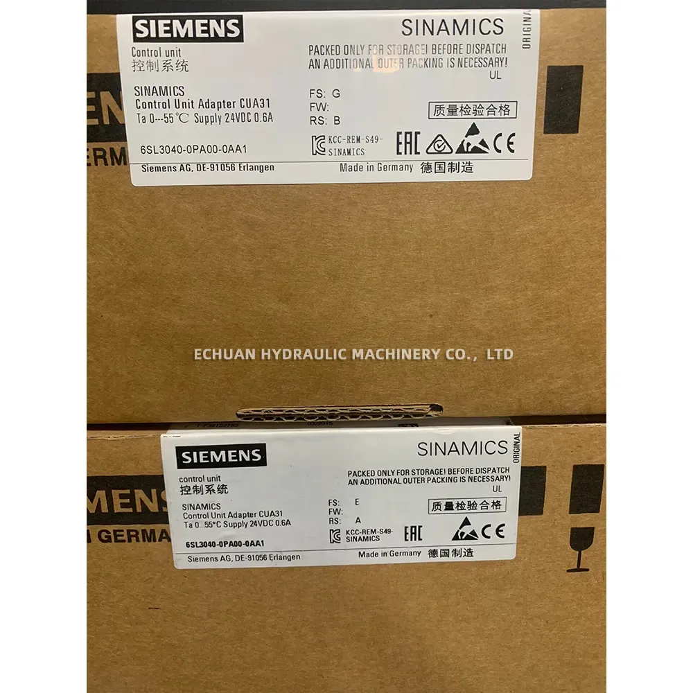 Siemens 6SL3040-0PA00-0AA1 SINAMICS Control Unit Adapter CUA31