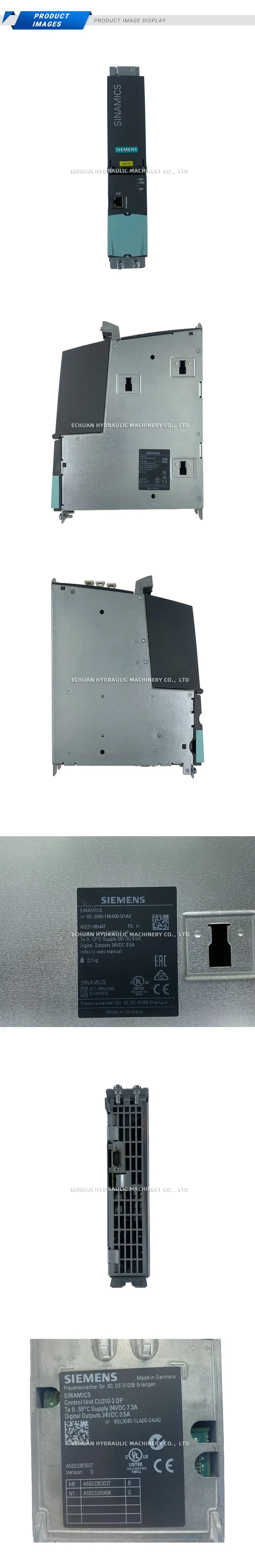 Siemens 6SL3040-1MA00-0AA0 / 6SL3040-1LA00-0AA0 Control Unit Description