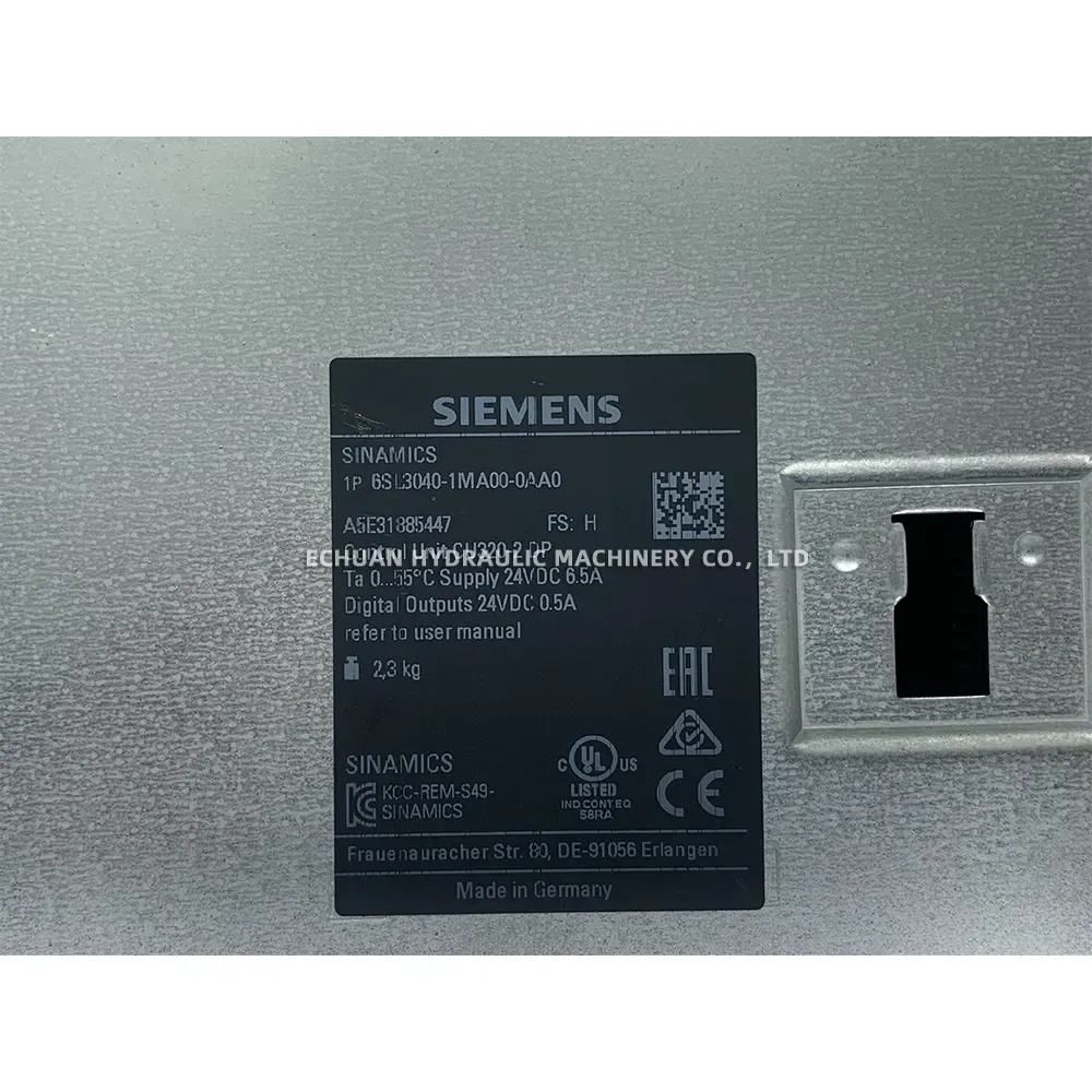 Siemens 6SL3040-1MA00-0AA0 / 6SL3040-1LA00-0AA0 Control Unit
