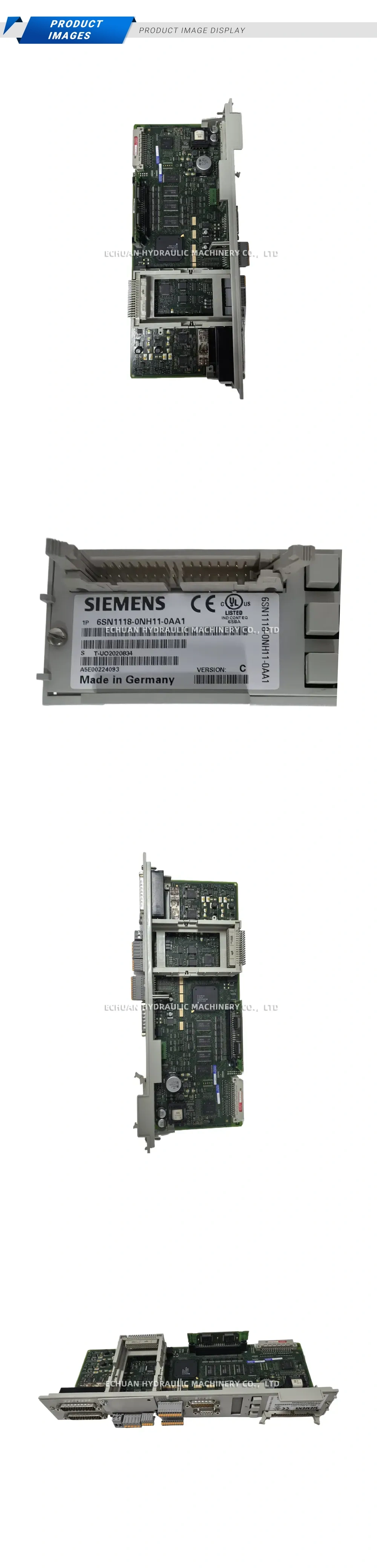 Siemens 6SN1118-0NH11-0AA1 Control Unit Module Description