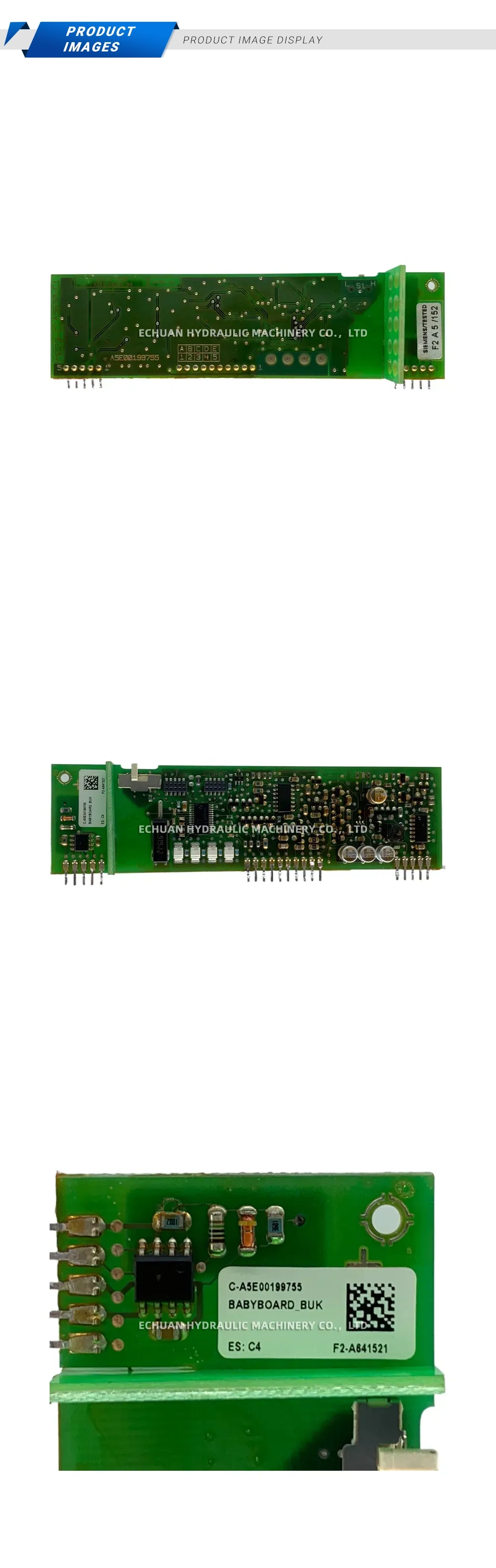 Siemens A5E00199755 Circuit Board Description
