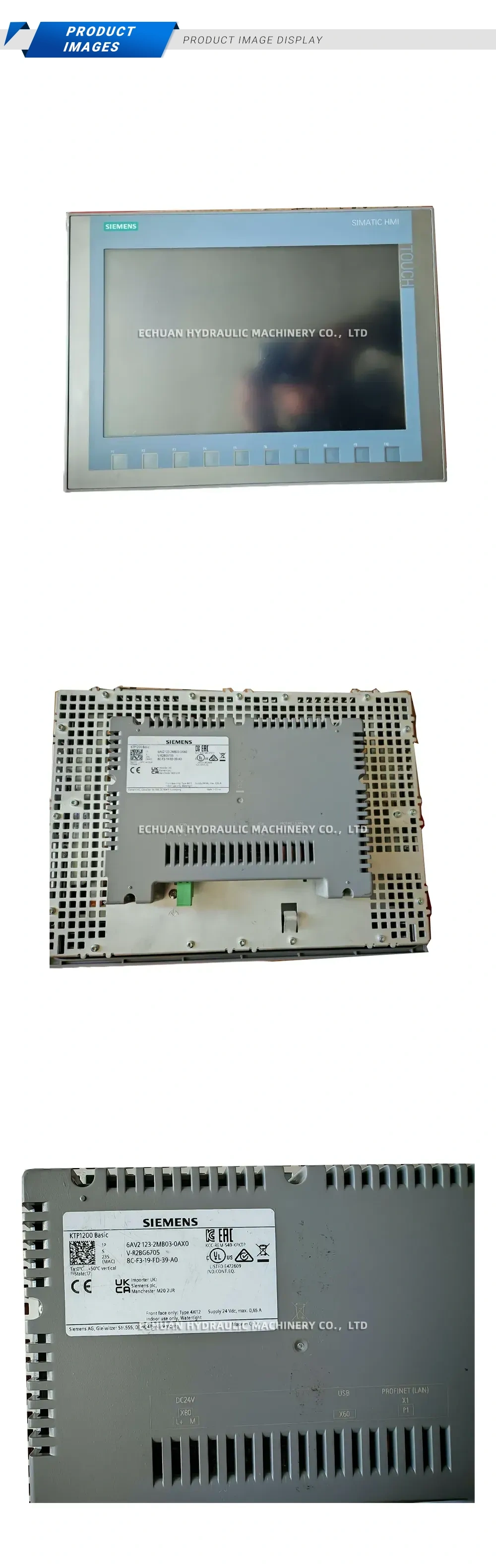 Siemens KTP1200 Basic (6AV2 123-2MB03-0AX0) SIMATIC HMI Touch Panel Description