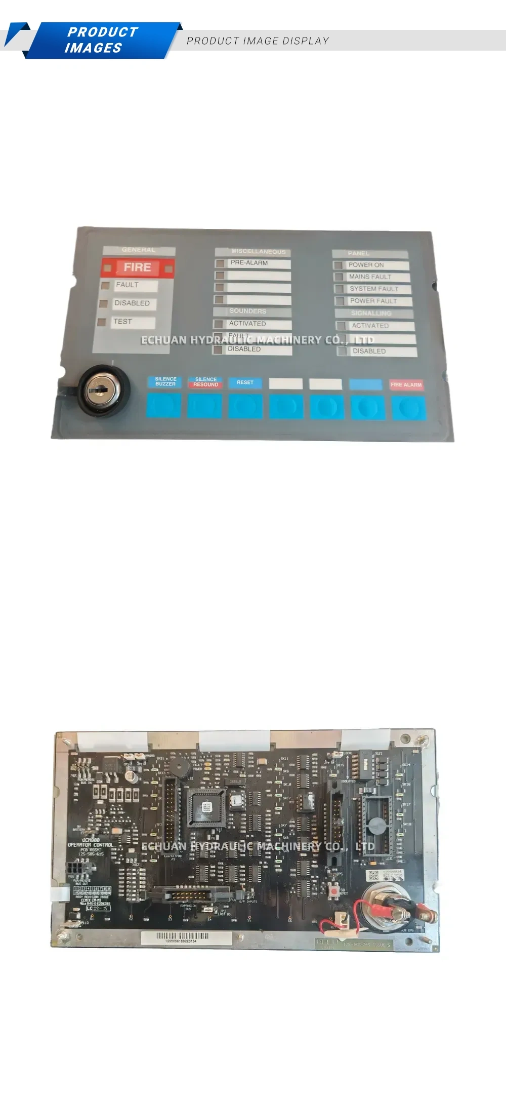 Simplex OC1680 Fire Alarm Operator Control Panel Description