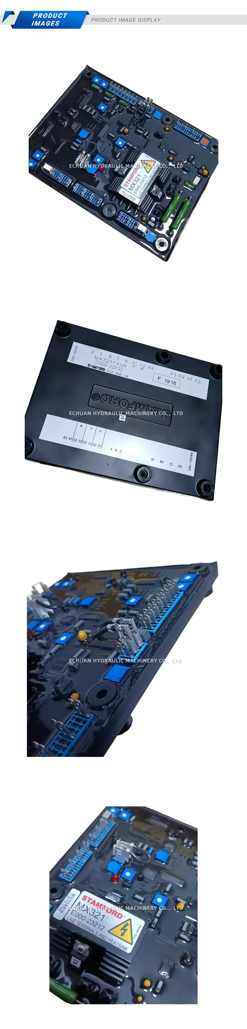 Stamford MX321-2 Automatic Voltage Regulator (AVR) Description