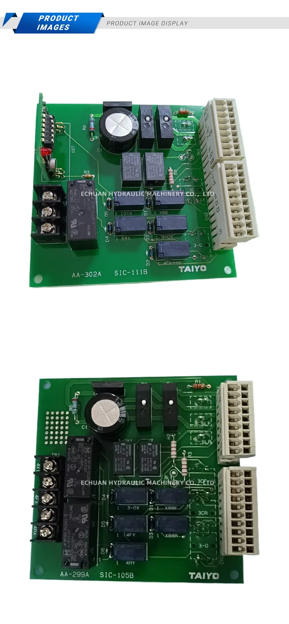 TAIYO AA-302A / AA-299A Industrial Control PCB Board Description