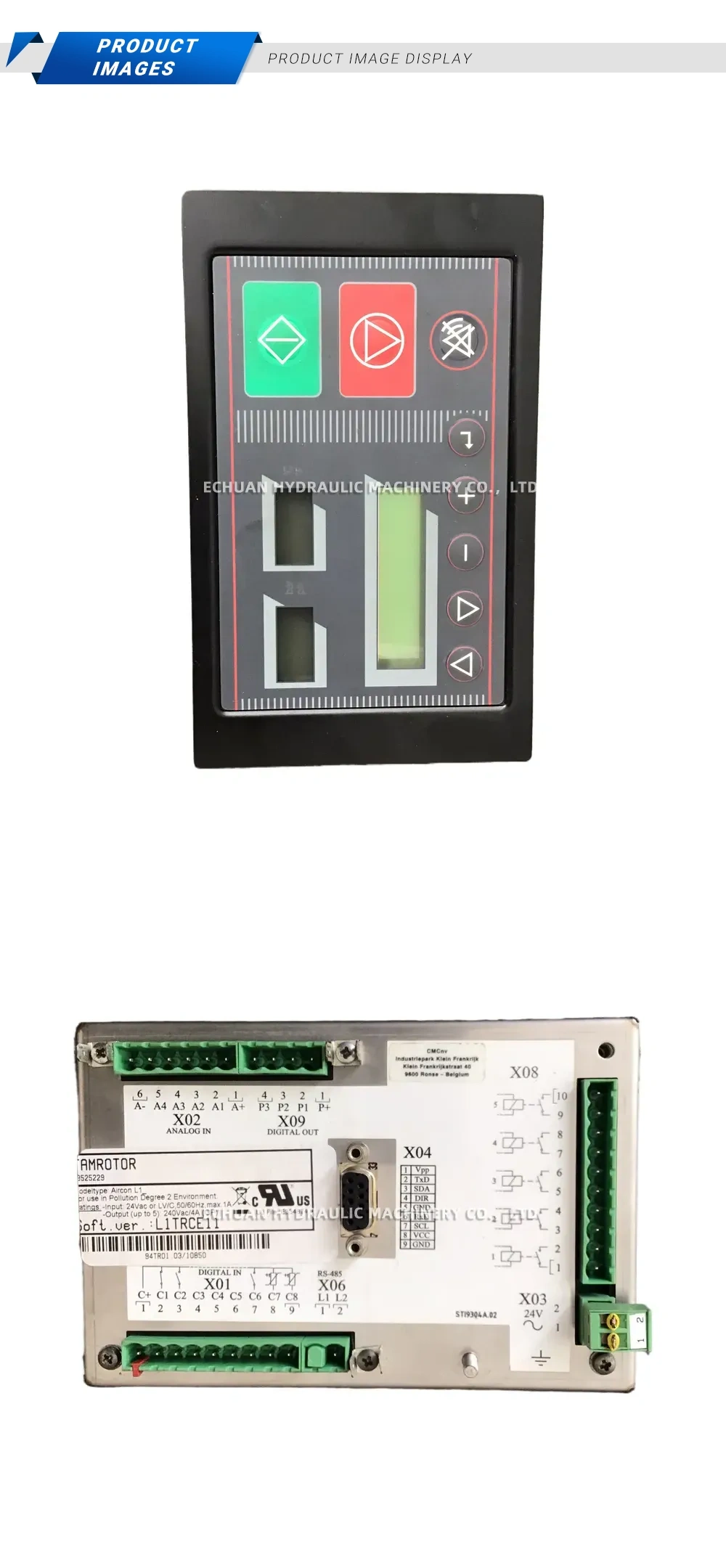 TAMROTOR Aircon L1 HVAC Control Panel Description