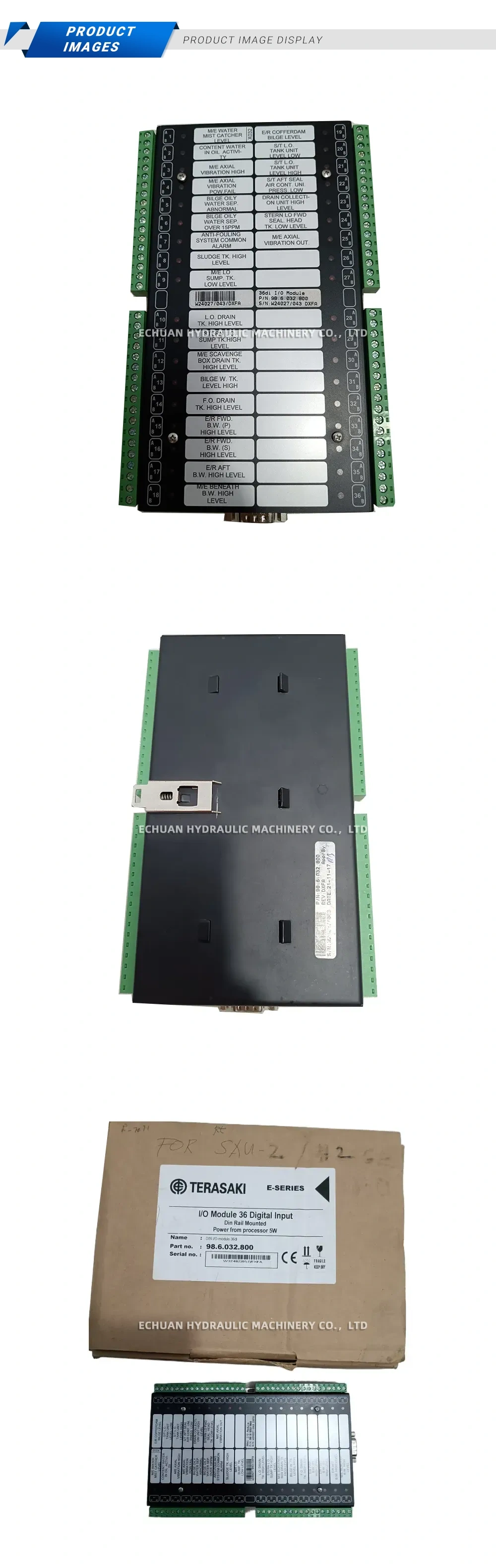 TERASAKI 98.6.032.800 I/O Module 36 Digital Input Description