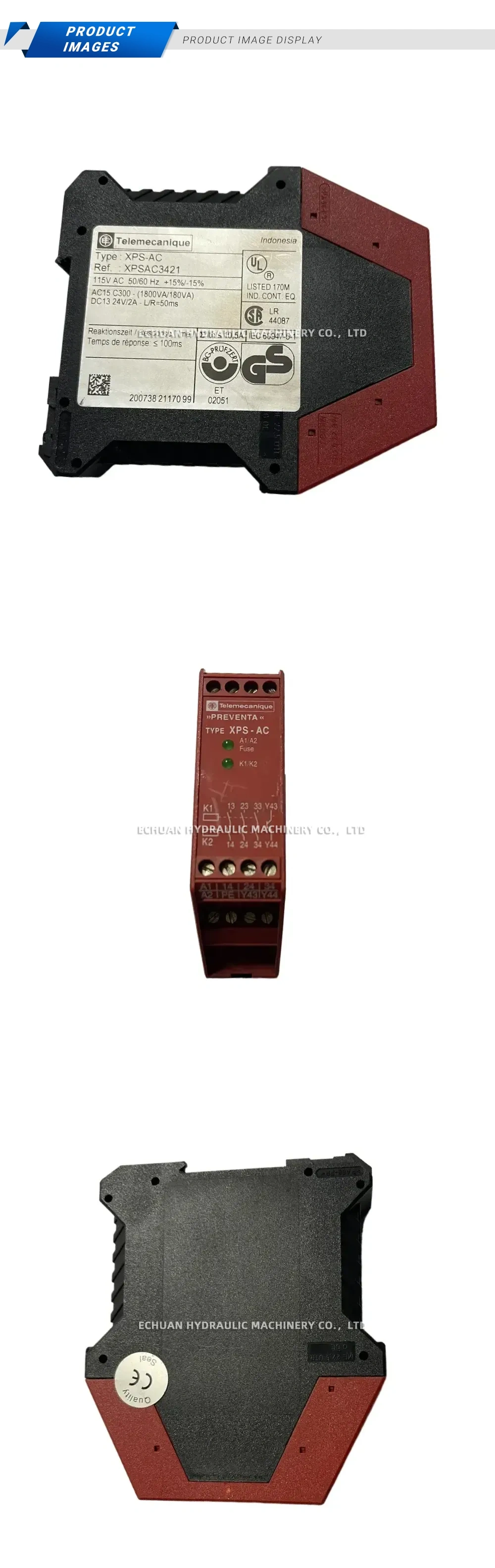 Telemecanique XPSAC3421 Safety Relay Module Description