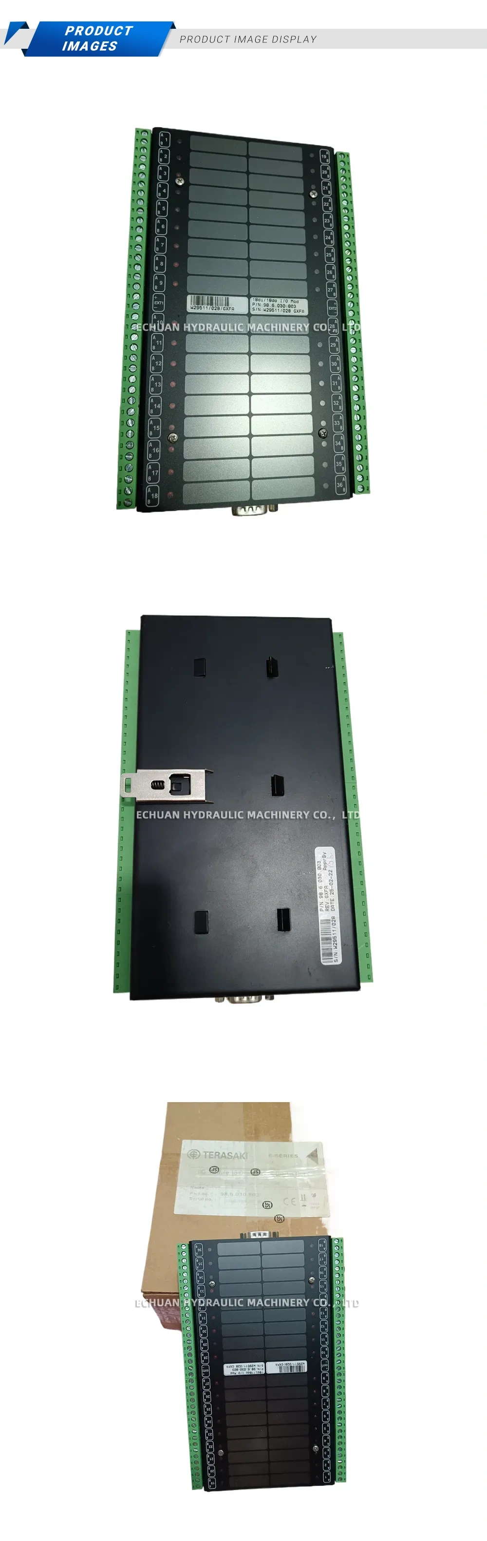 Terasaki 98.6.030.603 16di/16do I/O Module Description