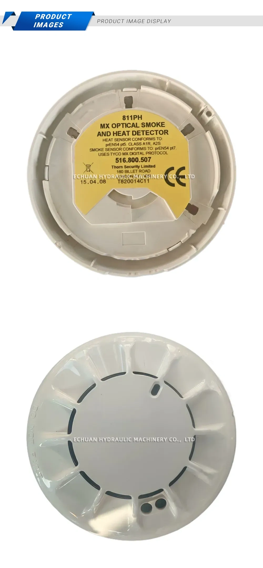 Thorn Security 811PH MX Optical Smoke and Heat Detector Description