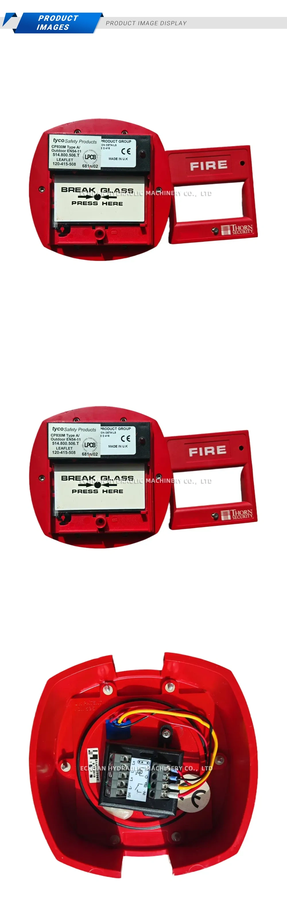 Tyco CP830M Outdoor Manual Call Point Description