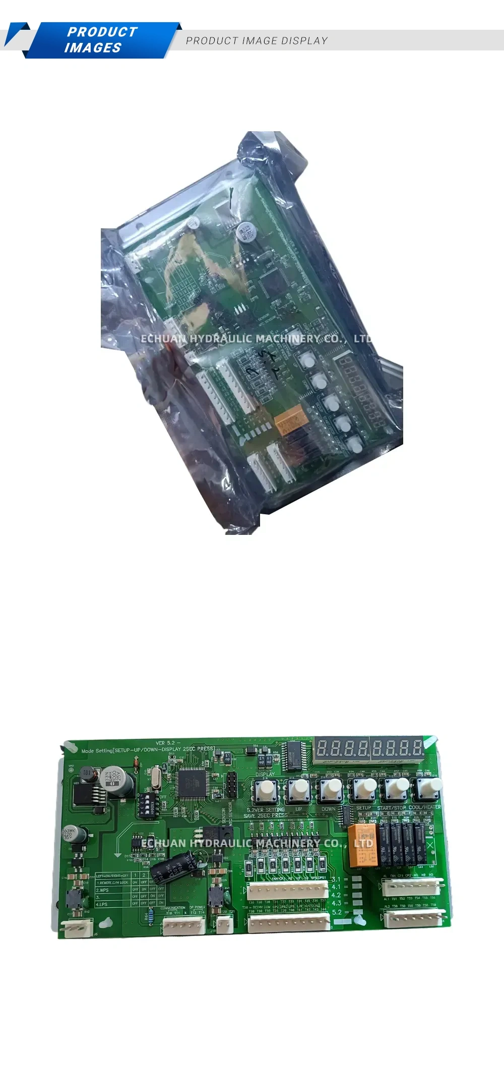 VER 5.2 Electronic Control Board Description