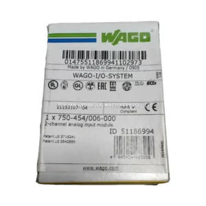 WAGO 750-454/006-000 2-channel analog input module