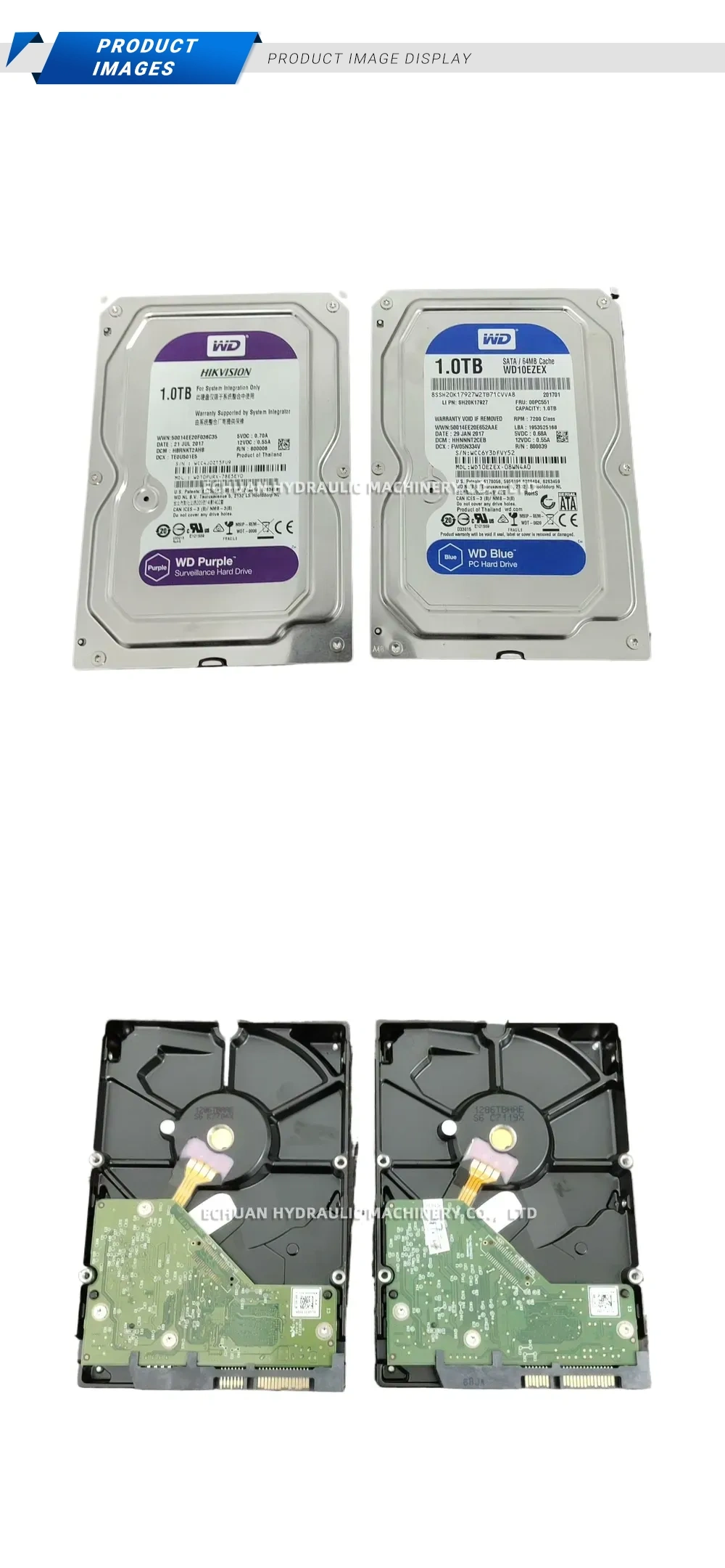 WD WD10EZEX / WD10PURZ (OEM) 3.5-inch Internal Hard Disk Drive Description
