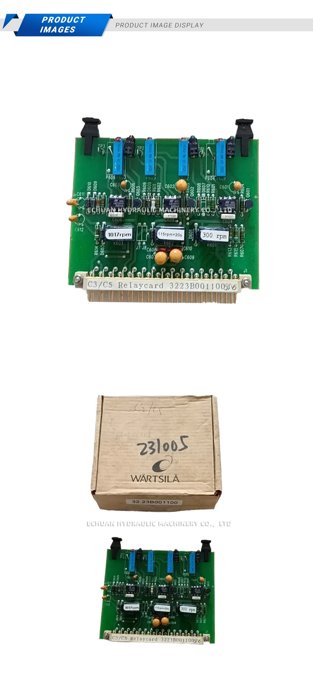 Wärtsilä 3223B001100 Relay Card Description