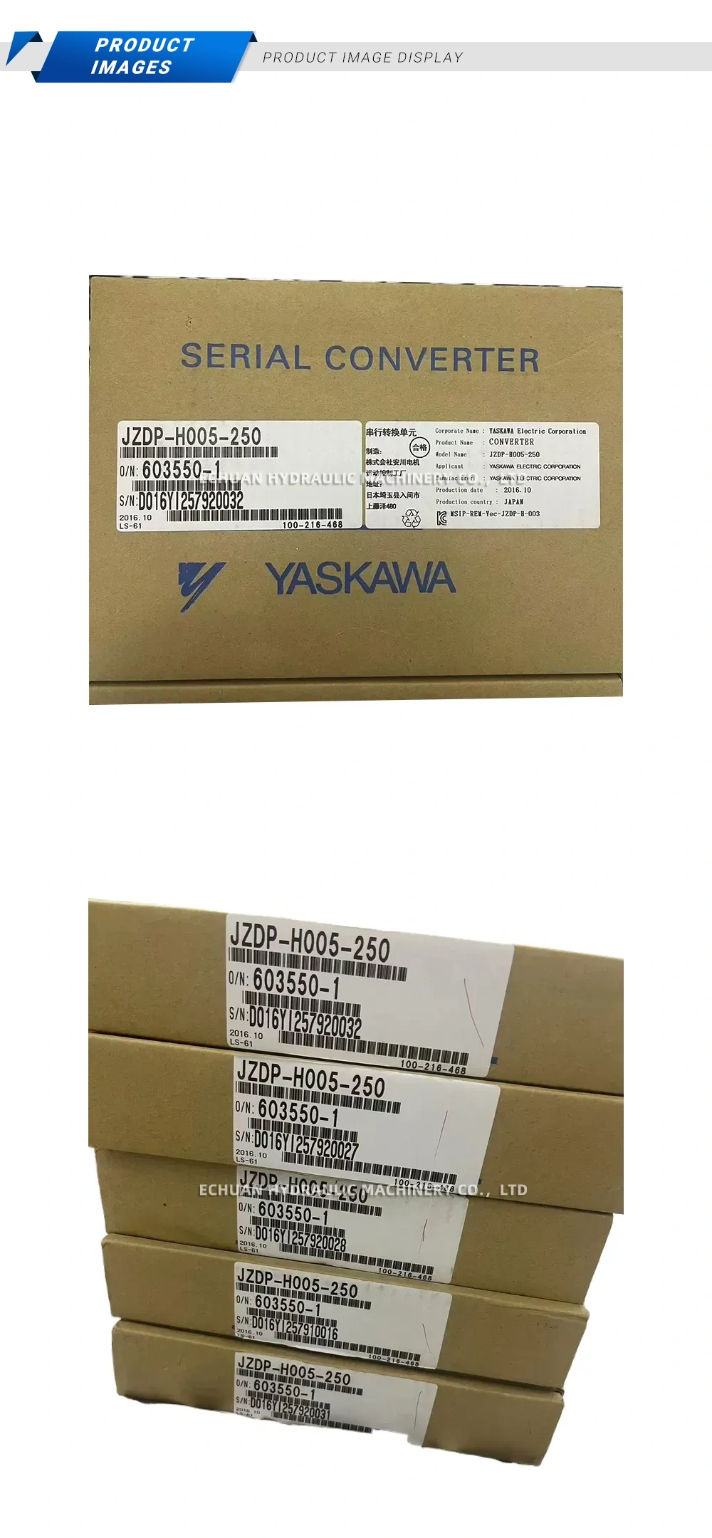 YASKAWA JZDP-H005-250 Serial Converter Description