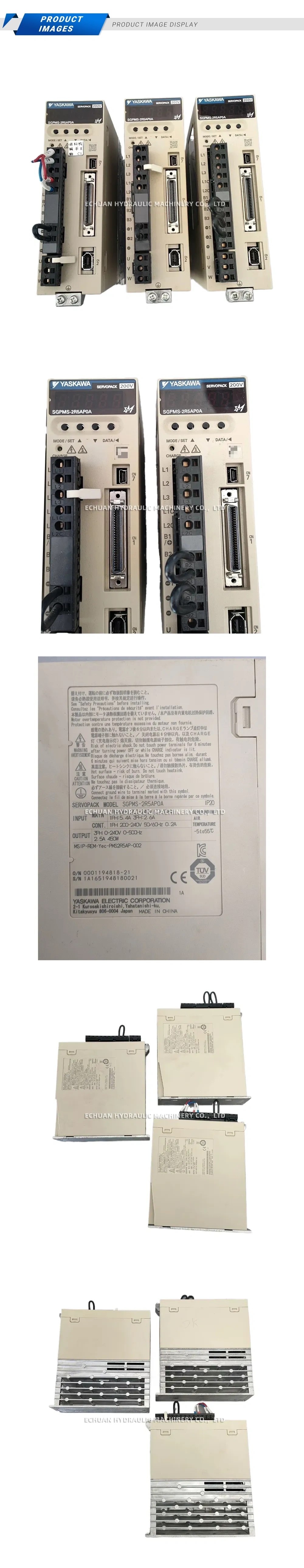YASKAWA SGPMS-2R5AP0A Servo Drive Description