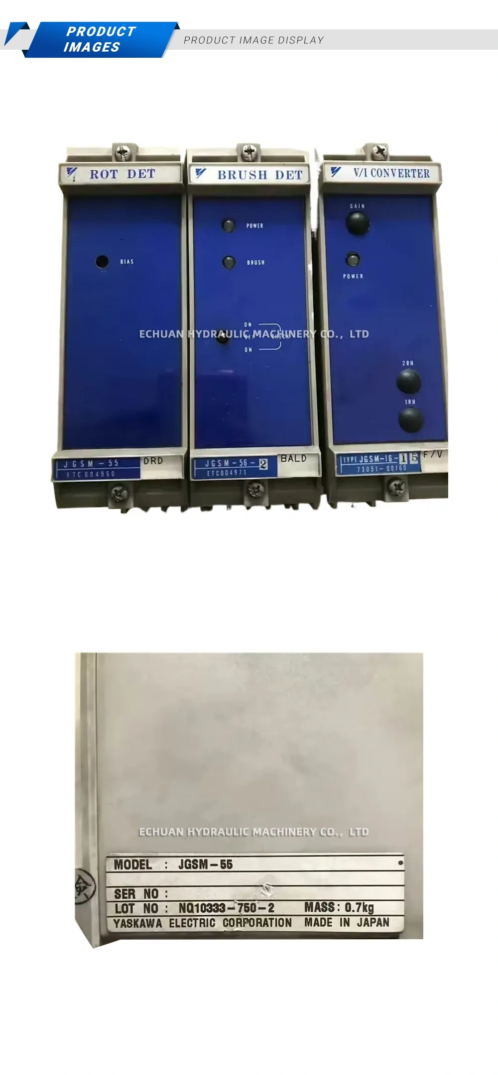 Yaskawa JGSM-55 Industrial Control Module Description