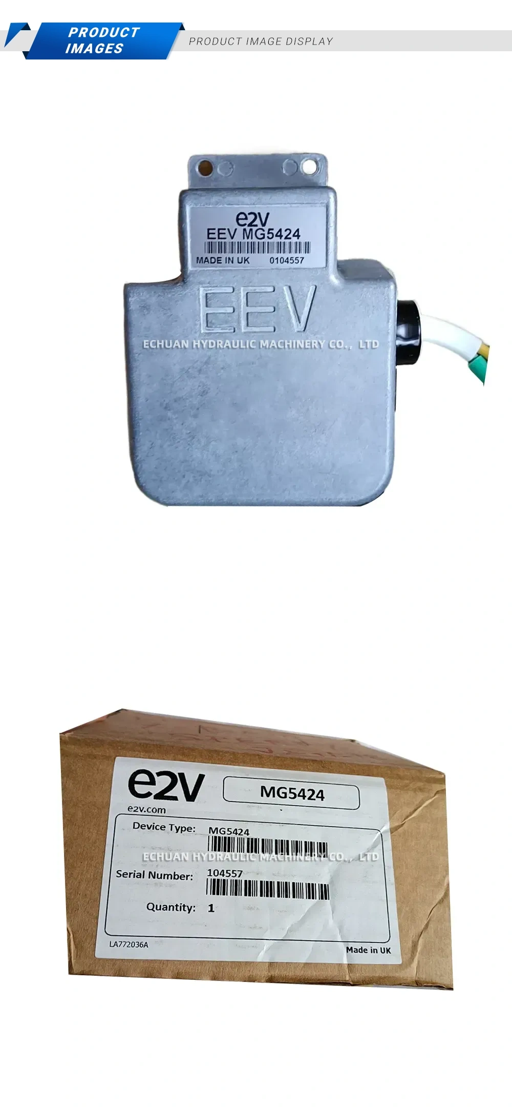 e2v MG5424 Magnetron Description