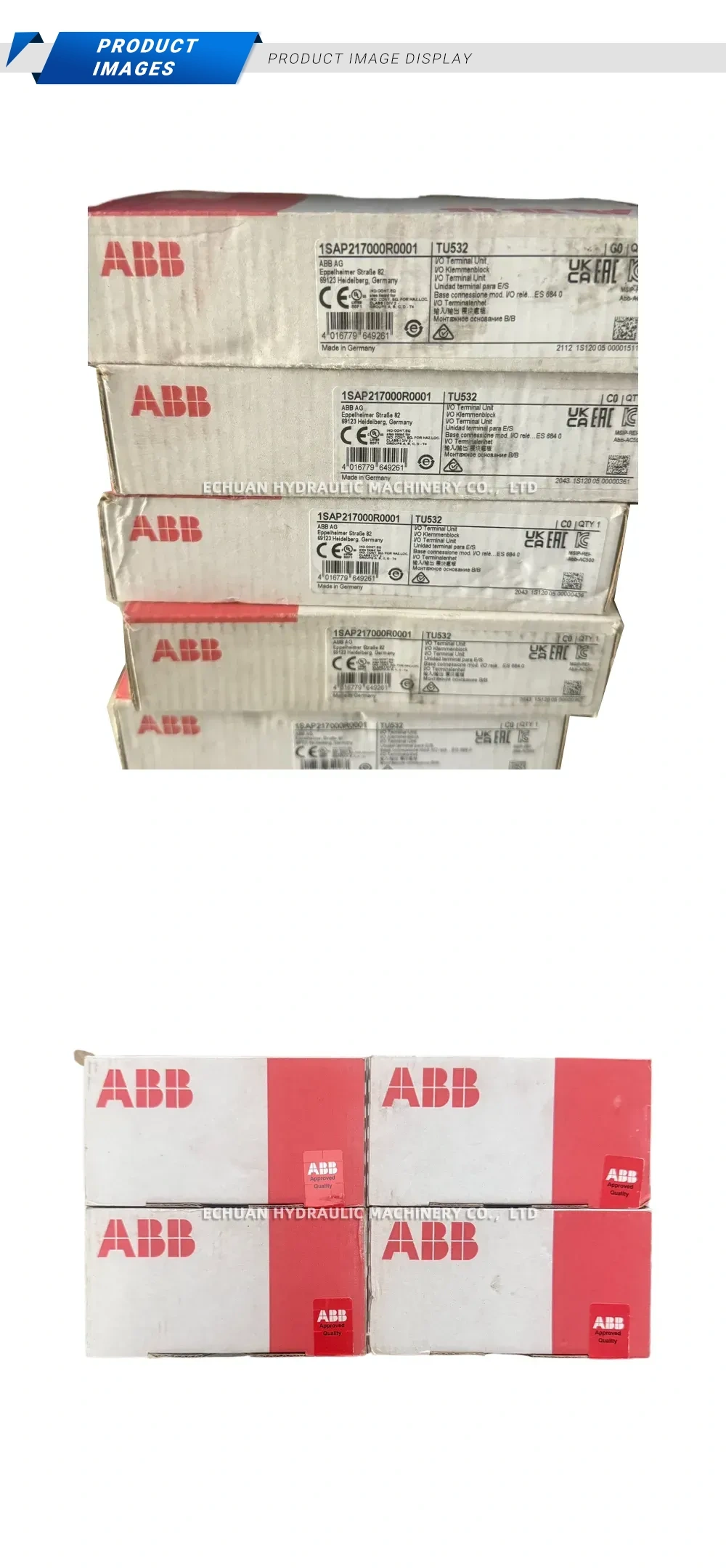 ABB 1SAP217000R0001 / TU532 I/O Terminal Unit Description