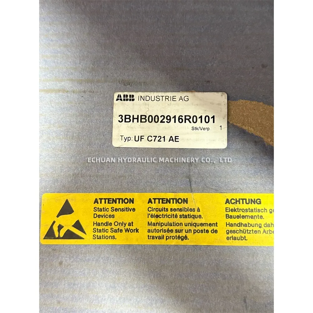 ABB 3BHB002916R0101 Electronic Control Board