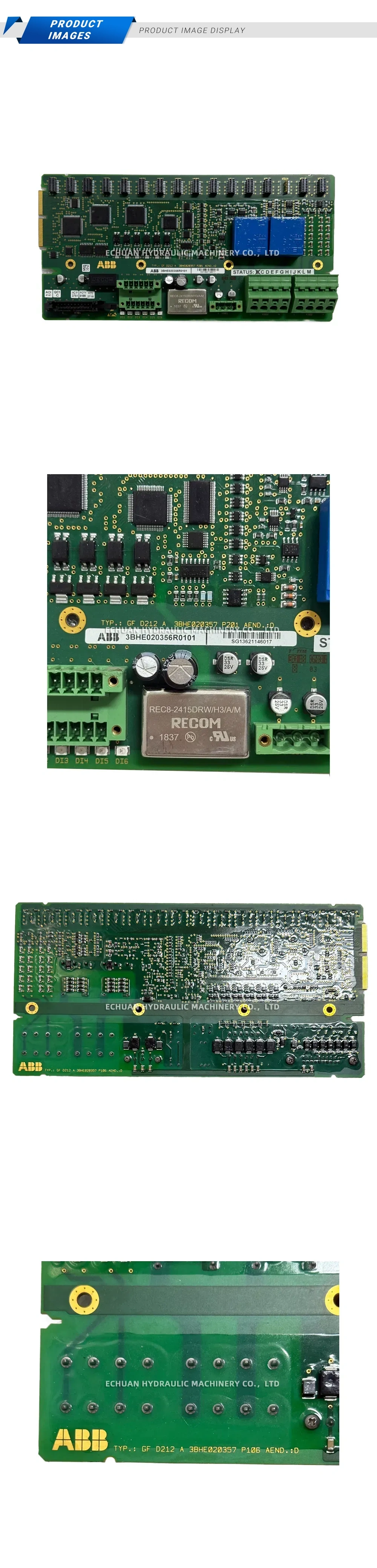 ABB 3BHE020356R0101 Control Board Module Description