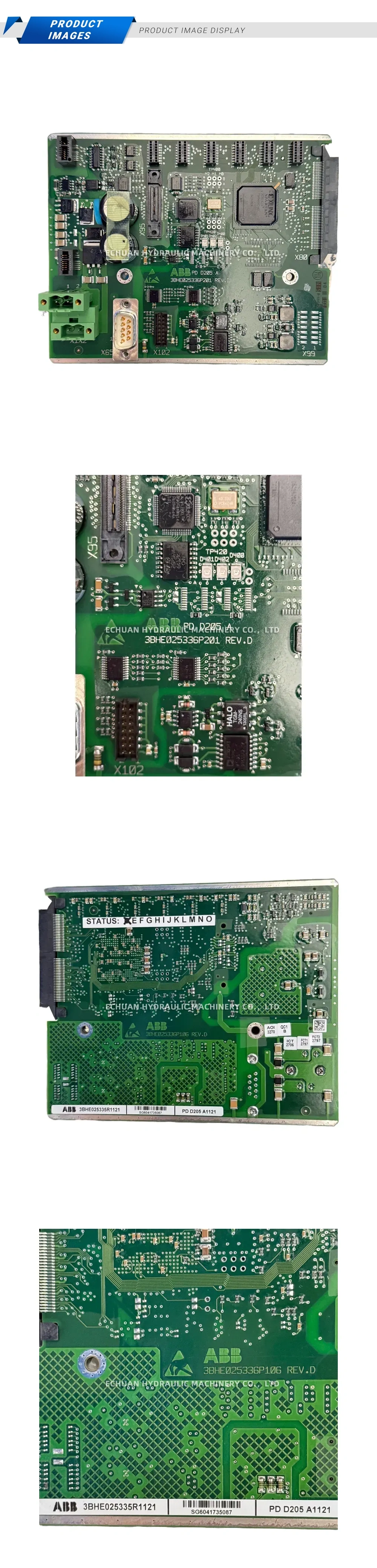 ABB 3BHE025335R1121 Industrial Control Board Description