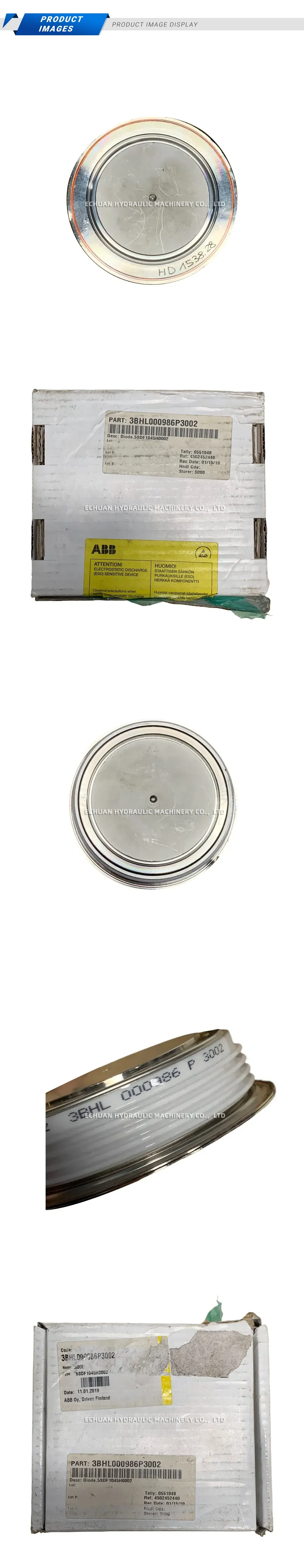 ABB 3BHL000986P3002 Power Diode Description