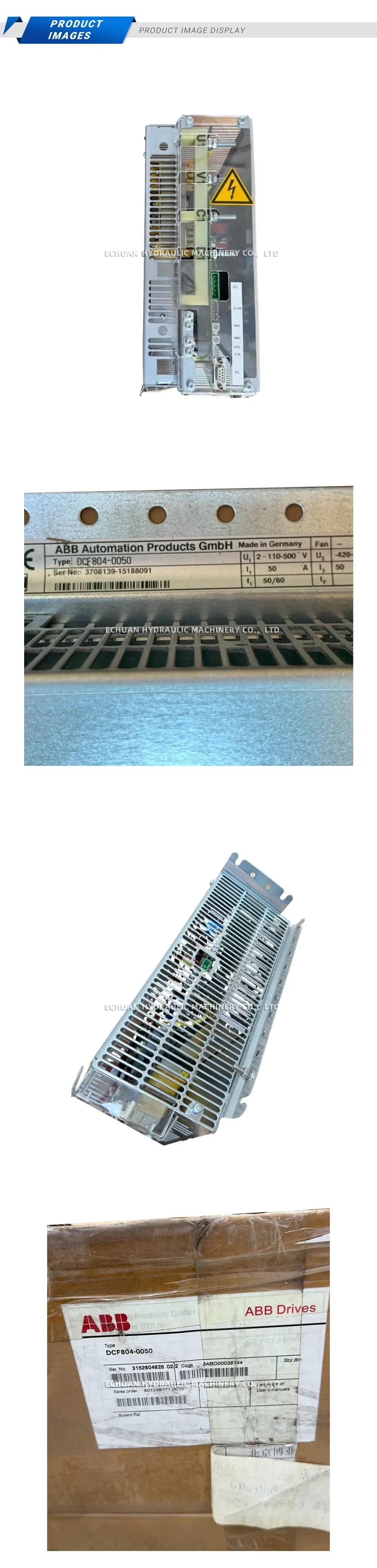 ABB DCF804-0050 DC Field Converter Module Description
