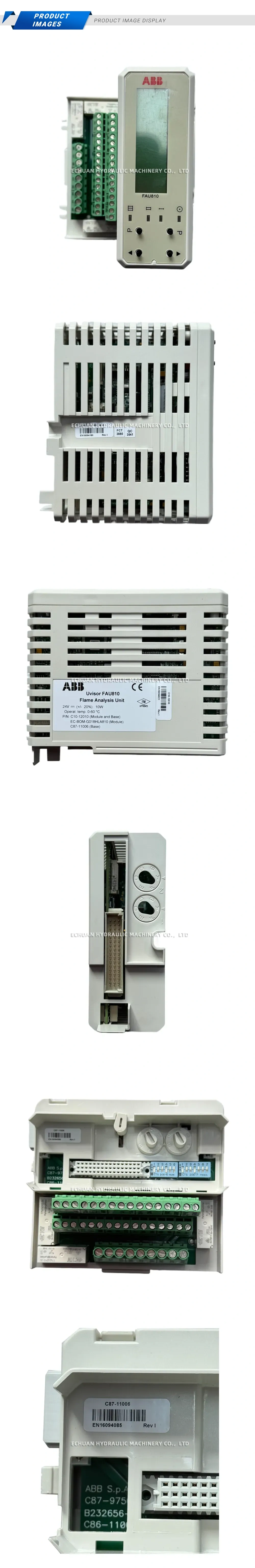 ABB FAU810 Flame Analysis Unit Description