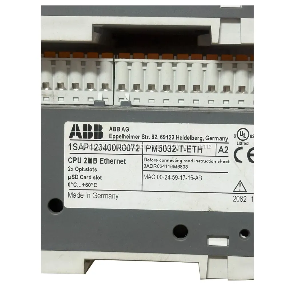 ABB PM5032-T-ETH PLC CPU Module